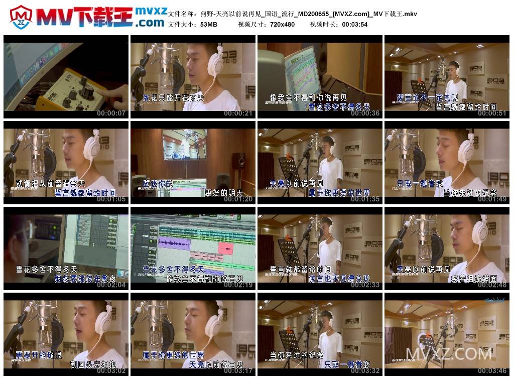 何野-天亮以前说再见_国语_流行_MD200655